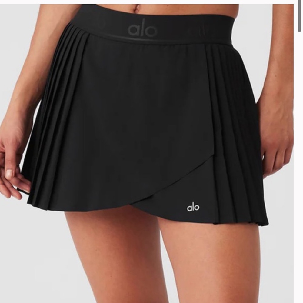 ALO Yoga Black Mini Skirt